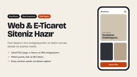 WordPress veya özel yazılımla web siteni yaparım