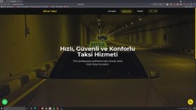 Taksi Hizmeti Web Sitesi