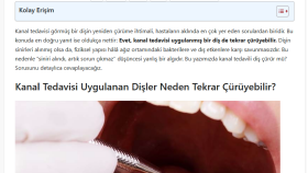 Dentvital – Kanal Tedavisi Üzerine SEO Uyumlu Tanıtım Yazısı