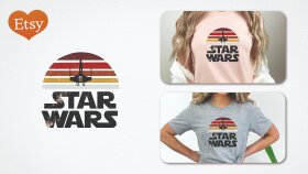 Star Wars Tshirt İllustrasyon