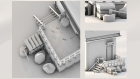 Snow House 3D Detay