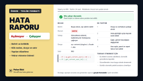 Beyaz Ekrandan Çalışan Siteye — Hata Teşhis Raporu (Demo)