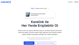 QR Etiket Oluşturma Sitesi Karelink.tr Full Yazılım Projesi