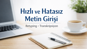 metinlerinizi hızlı ve hatasız yeniden yazarım