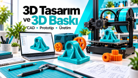 3D baskı alıp ihtiyacınıza özel parça tasarlayabilirim