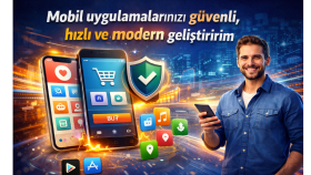 mobil uygulamalarınızı güvenli, hızlı ve modern geliştiririm