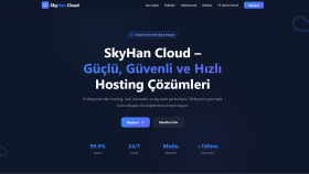 Skyhan Hosting - Kendi hostingimin kurumsal web sayfası