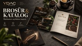 markanıza özel broşür ve ürün kataloğu tasarlarım