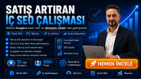 10 yıllık tecrübeyle satış artıran iç SEO çalışması yaparım