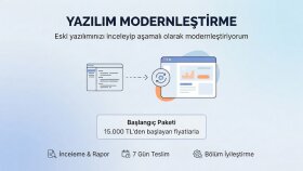 eski yazılımınızı inceleyip modernleştiririm