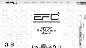 EFC dental türbin ürün sitesi