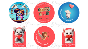 Çeşitli Tarzlarda Wall Art ve Sticker Tasarımları