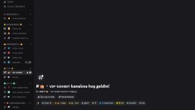 Yayıncılara özel profesyonel Discord sunucusu örneği. 