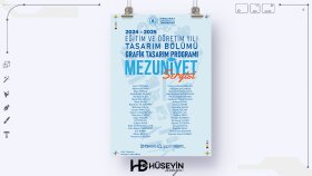 Bandırma Üniversitesi Gönen Myo Mezuniyet Poster Tasarımı