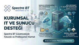 şirket güvencesiyle it sunucu ve ağ desteği sağlarım