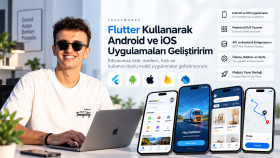 flutter kullanarak mobil uygulamalar geliştiriyorum