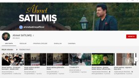 Ahmet Satılmış'a Resmi Sanatçı Kanalı Oluşturdum