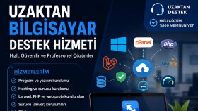 bilgisayar konusunda uzaktan destek verebilirim