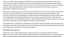 Metin Yazarlığı Çalışma Örneği 3