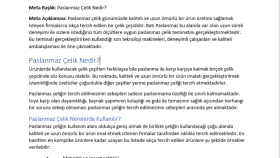 BATI PASLANMAZ ÇELİK