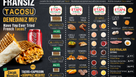 Le Monde Du Tacos Menu Design