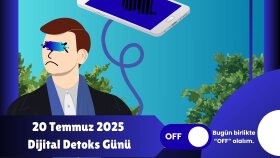 Dijital detoks afiş tasarımım.