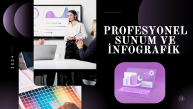 görsel iletişimi güçlendiren infografik/sunum tasarlarım