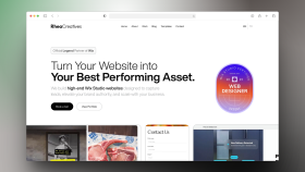 Rhea Creatives Wix Studio Website Tasarımı