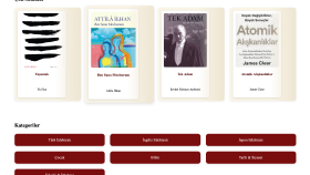 Kitapçı Web Sitesi
