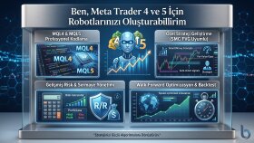 Meta Trader 4 ve 5 için robotlarınızı oluşturabilirim