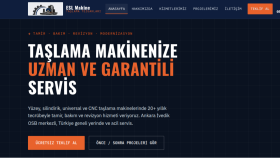 ESL Makine Taşlama Kurumsal Web Sitesi