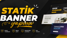 sizlerin istediği gibi statik banner yaparım