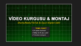 sosyal medya videolarınız için kurgu ve montaj yaparım