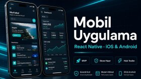 React Native ile iOS ve Android uygulama yaparım