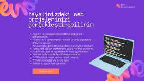 hayalinizdeki web projelerinizi gerçekleştirebilirim