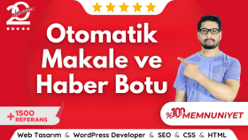 wordpress web sitenize içerik, ürün, haber botu kurabilirim