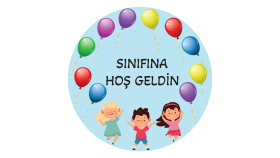 Sınıfına Hoş Geldin Kapı Süsü
