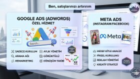 Google Ads ve Meta reklamları ile satışlarınızı artırırım