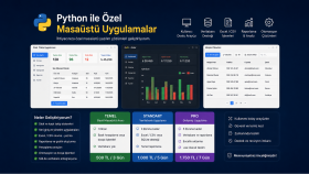 Python ile özel masaüstü uygulamaları geliştiririm