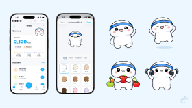 Mochi – Kalori Takip Uygulaması Maskot Tasarımı