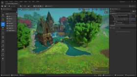 3d unreal engine köy oyunu