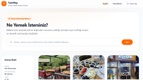 TasteMap — Yemek Keşif Platformu