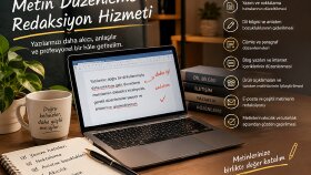 metin düzenleme ve redaksiyon hizmeti sunuyorum