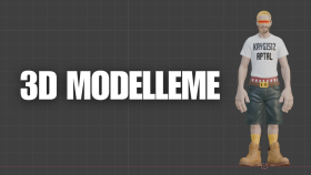 oyun ve ürün görselleştirme için 3D modelleme yapıyorum