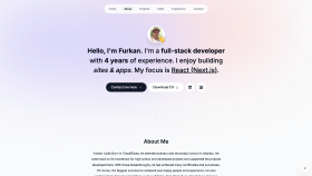 Full-Stack Developer Kişisel Portföyü
