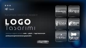 kurumsal, minimal ve modern logo tasarımı yaparım