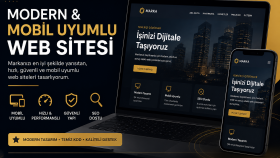 modern, hızlı ve göz alıcı web siteleri tasarlarım