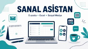 e-posta, Excel ve sosyal medya için sanal asistanlık yaparım