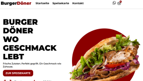 Burgerdoener - Restorant web sayfası