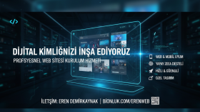 size kişisel ve kurumsal tanıtım web sitesi kuruyorum